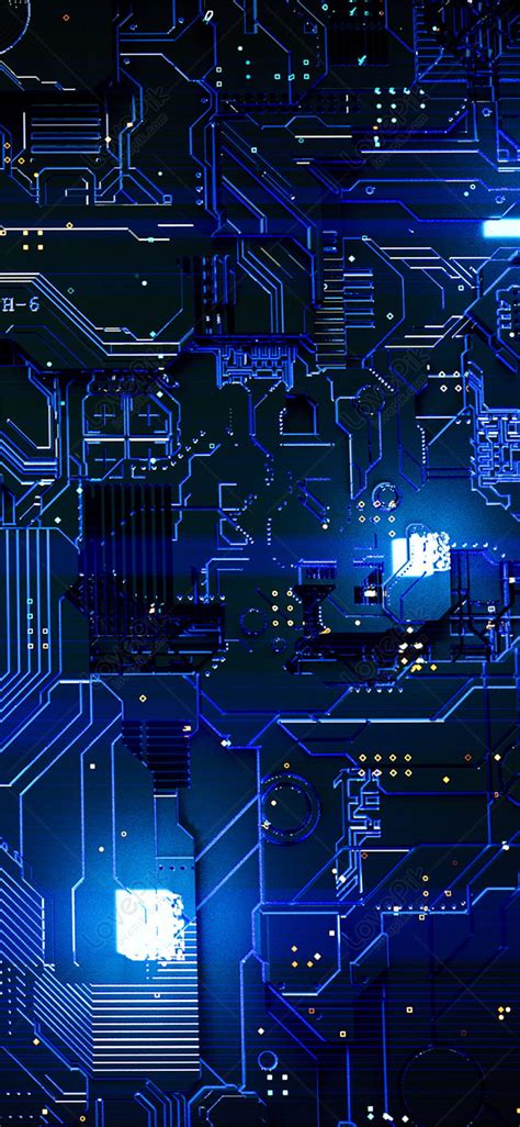 Technology Circuit Chip Mobile Phone Background Circuit Board Phone