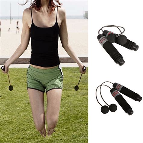 1pair Wireless Jump Rope Indoor Gym Fitness Cordless Skipping Rope