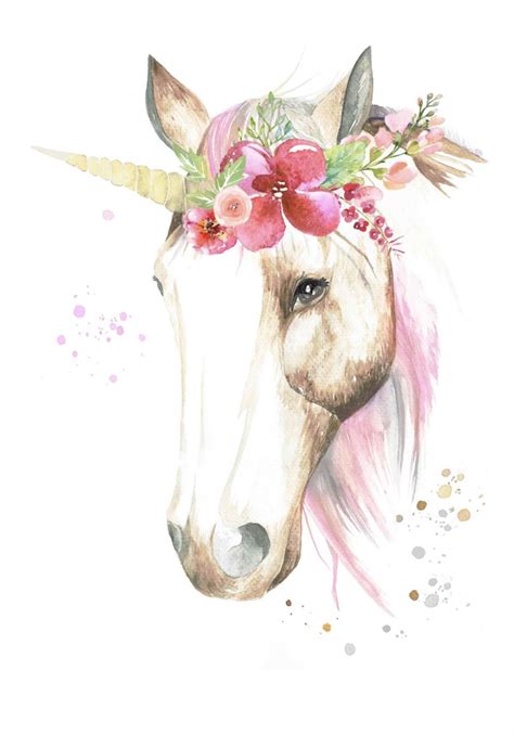 Pin By Richelle Bosten Fiscus On Tumblers Unicorn Painting Flower