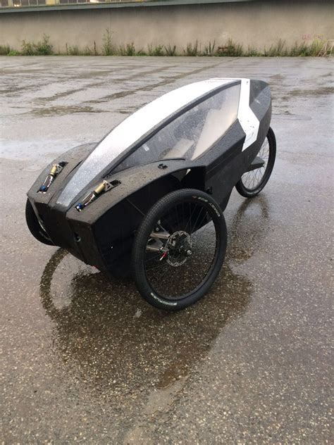 Reversed Trike Electric Assisted Full Carbon Fiber Prototype