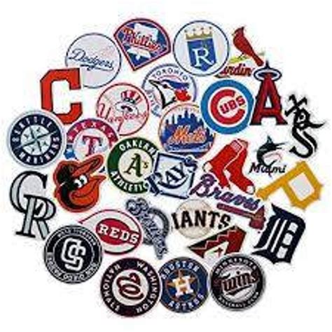 All 30 Mlb Team Logo Sticker Decal Or Iron On Htv Dtf Etsy