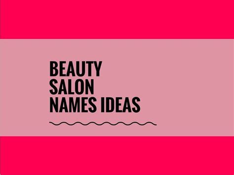 Fast forward 140 years, and the city is home to more than a thousand. 581+ Stylish Beauty Salon Names Ideas (Video + Infographic ...