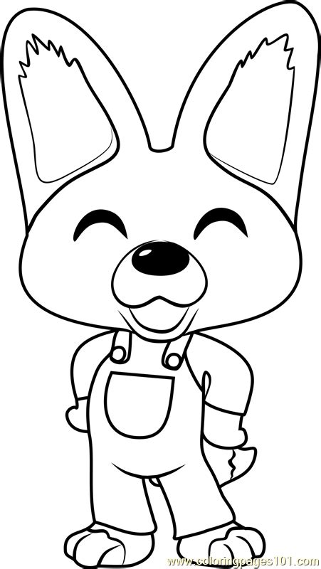 Pororo The Little Penguin Coloring Pages