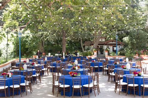 Rancho Las Lomas El Teatro Blue Outdoor Dining Reception Corporate