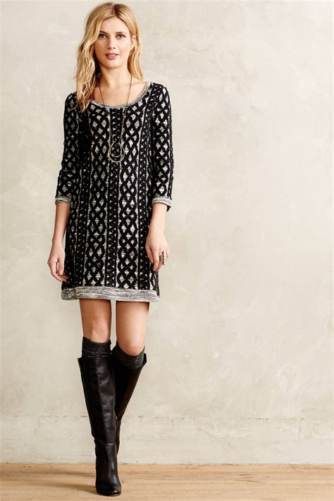 Sweaterstitched Tunic Dress Anthropologieeu Pretty Mini Dresses