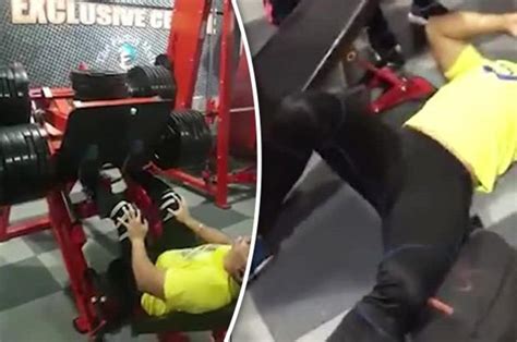 Bodybuilder Suffers Brutal Leg Break On Press Machine In Horror Video