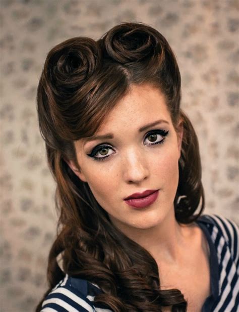 In all, classic hairstyles made up the 1940s. Pin Up Hairstyles For Long Hair | Beautiful Hairstyles