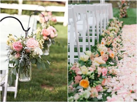 Outdoor Wedding Aisle Decoration Ideas To Love
