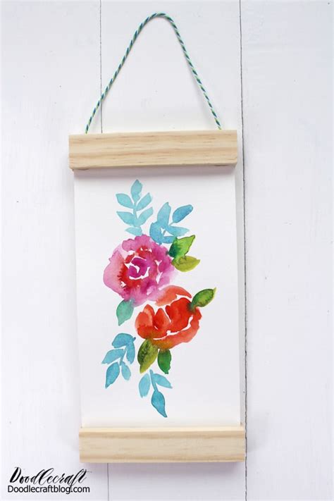 How To Make Hanging Scroll Art