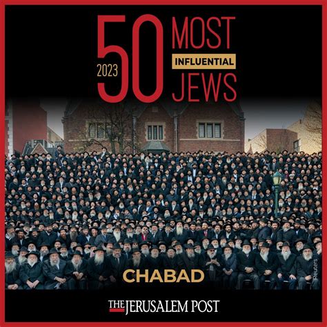 Chabad On Jerusalem Posts Most Influential Jewish List
