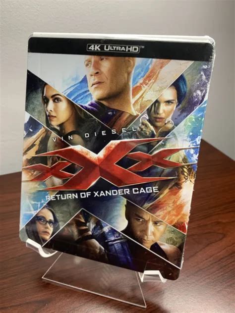 XXX RETURN OF Xander Cage Limited Edition Steelbook 4K Ultra HD Blu Ray