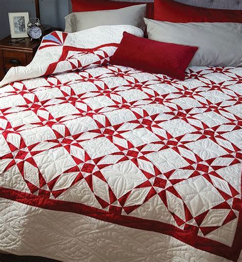 Create A Stunning Quilt In Red And White Quilting Digest Quilt