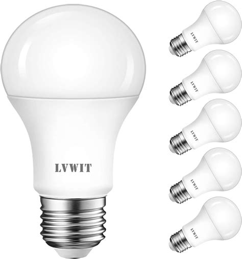 E27 Led Light Bulb 6 Pack Lvwit 13w A60 E27 6500k Daylight White