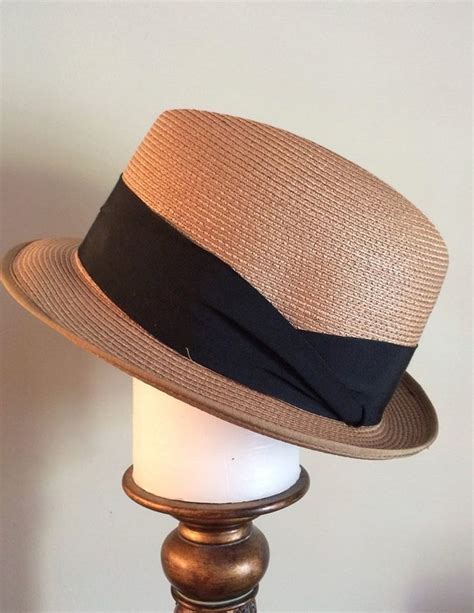 Vintage Fedora Braid Hat 1950 Swiss Milan Buckley Hat Mens Etsy
