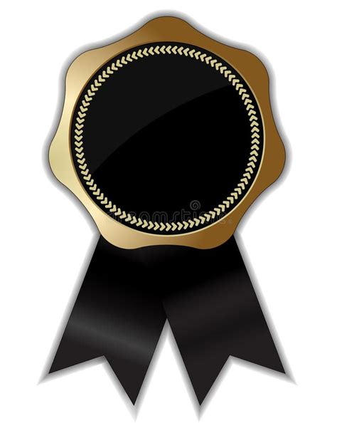 Sello Certificado Oro Stock De Ilustración Ilustración De Trofeo