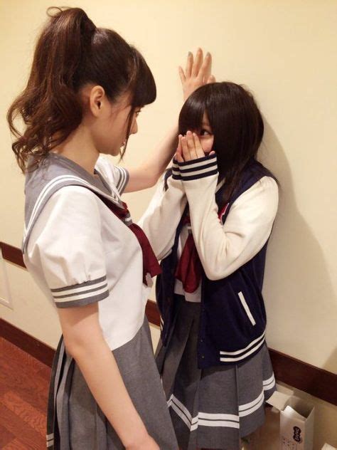 Pin By 🍮 On Peachya Girl Couple Lesbian School Girl Japan