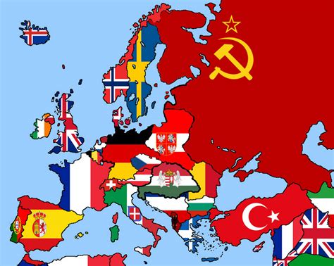 Alternate Flag Map Of Europe 1941 1942 By Nikodemlaso On Deviantart