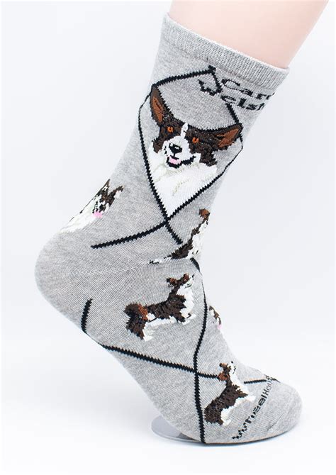 Corgi Cardigan Dog Breed Novelty Socks Doggy Style Ts