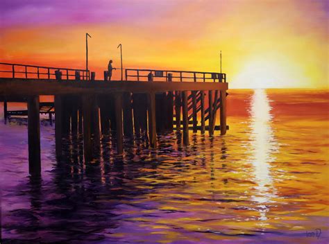Fraser Island Sunset By Ian Duncan For Sale