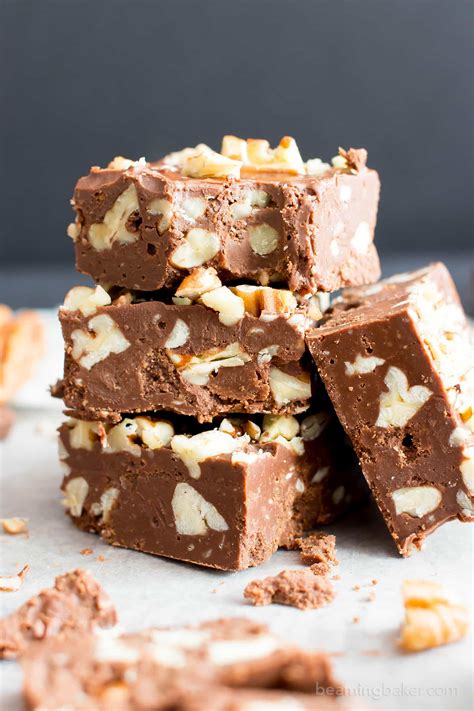 This search takes into account your taste preferences. 3 Ingredient Chocolate Pecan Fudge (Easy, Paleo, Vegan, Gluten Free, Dairy-Free) - Beaming Baker