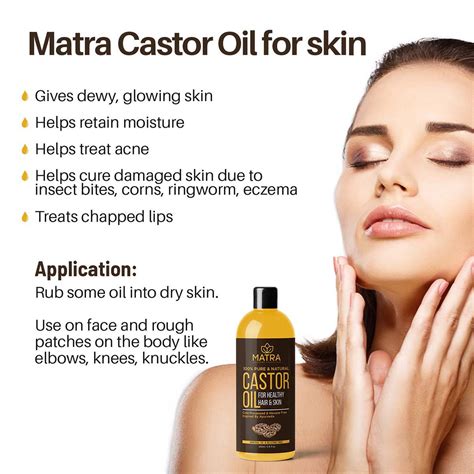 Matra 100 Pure And Cold Pressed Castor Oil For Hair Growth And Skin Care