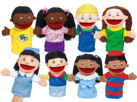 Lets Talk Kid Puppets Complete Set At Lakeshore Learning