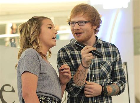 Ed Sheeran Surprises Fan At The Mall With A Duet Celebrific