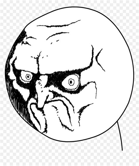 Angry Face No Meme Png Photos No Rage Face Transparent Png Download