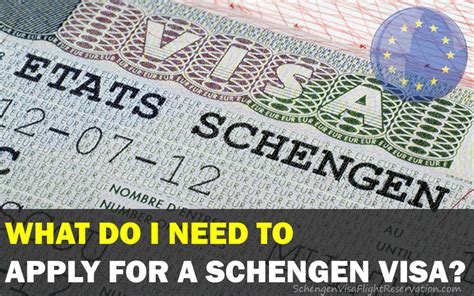 What Do I Need To Apply For A Schengen Visa How To Apply Schengen Area Visa