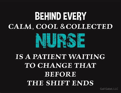 But the reality is doctor and nurses work together. "Funny Nurse Quote" by Gail Gabel, LLC | Redbubble