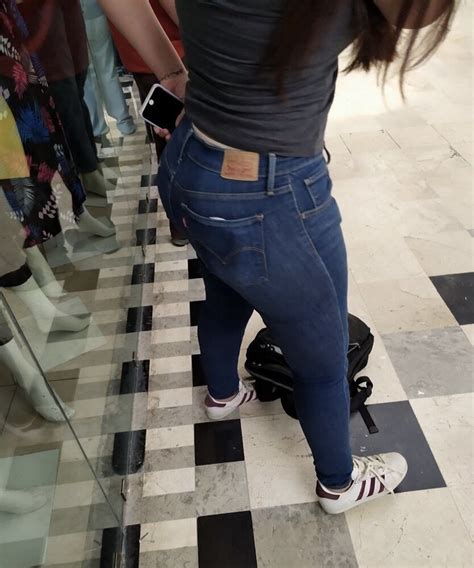 Hot Chick Tight Jeans Thong Slip At Mall Tight Jeans Forum