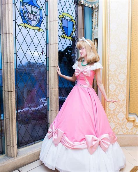Cinderella Pink Dress Cinderella Cosplay Disney Princess Dresses
