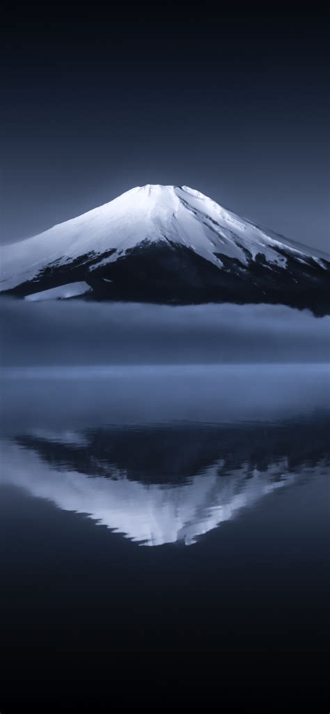 1242x2688 Resolution Mount Fuji Reflection Iphone Xs Max Wallpaper