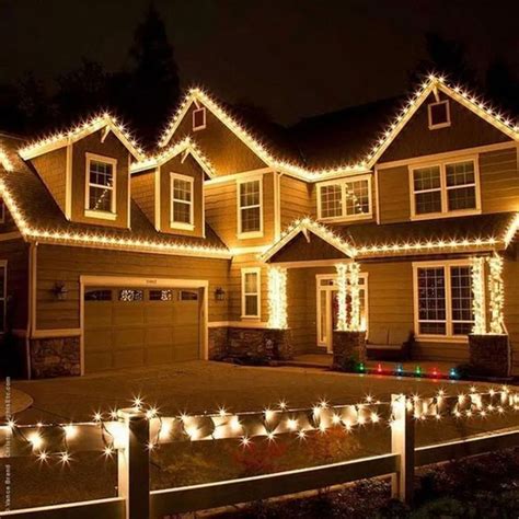 21 Awesome Outdoor Christmas Lights House Decorations Ideas
