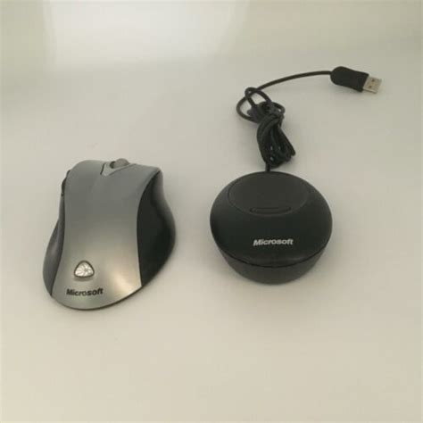 Microsoft 1052 Wireless Laser Mouse 6000 Silver Grade A B5v 00001