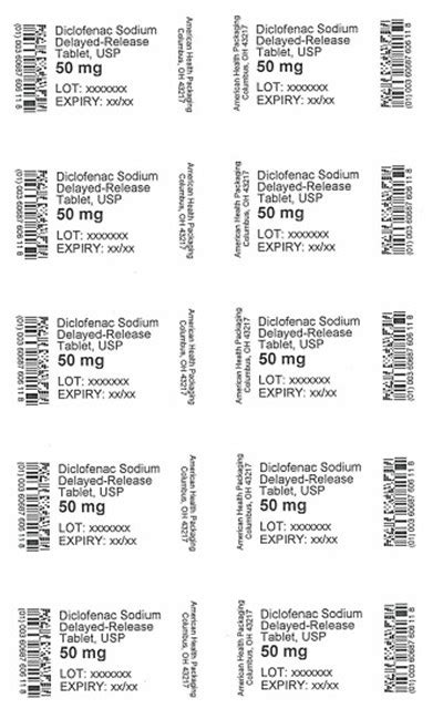 Ndc 60687 606 Diclofenac Sodium Images Packaging Labeling And Appearance