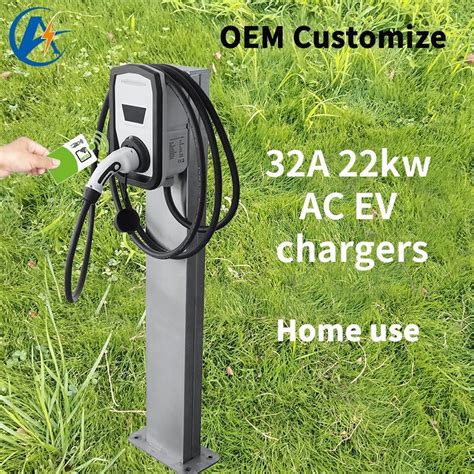32a 22kw Ac Ev Chargers For Electric Car Charging Station 3phase