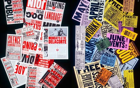 How Paula Scher Works On Designing For The Public Theater In New