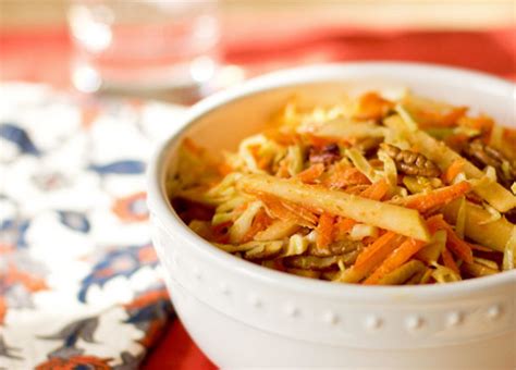 Maybe you would like to learn more about one of these? Apple Slaw with Carrots & Pecans and Curry Dressing from ...