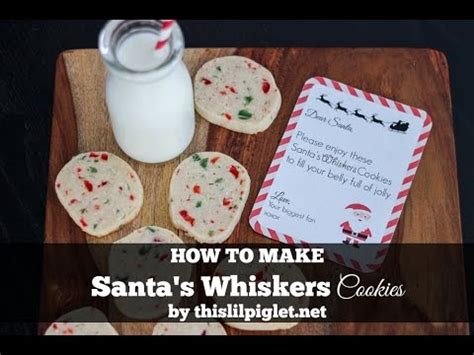 How To Make Santas Whiskers Cookies Recipe YouTube