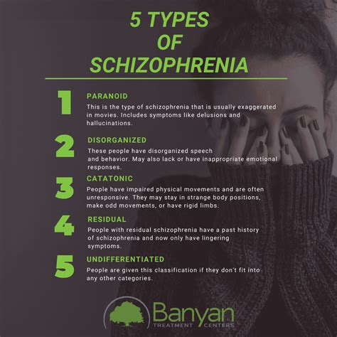 The Different Types Of Schizophrenia Banyan Treatment Center