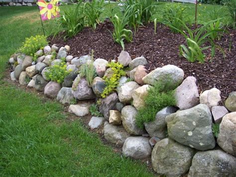 Rock Retaining Wall Garden Ideas