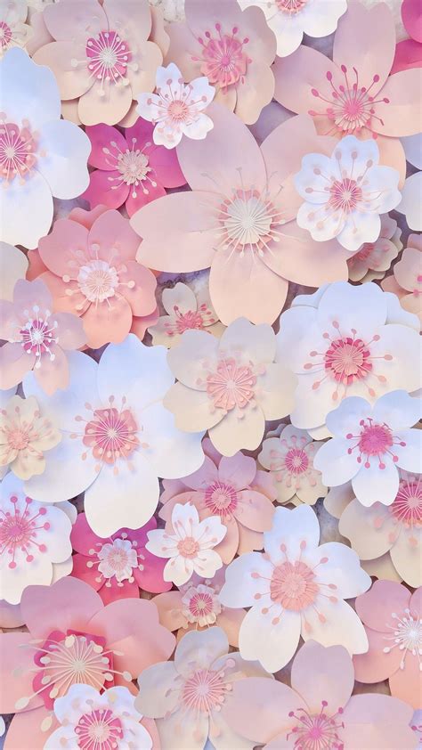 Cherry Blossom Paper Flower Sakura Paper Flower Paper Flower Pink