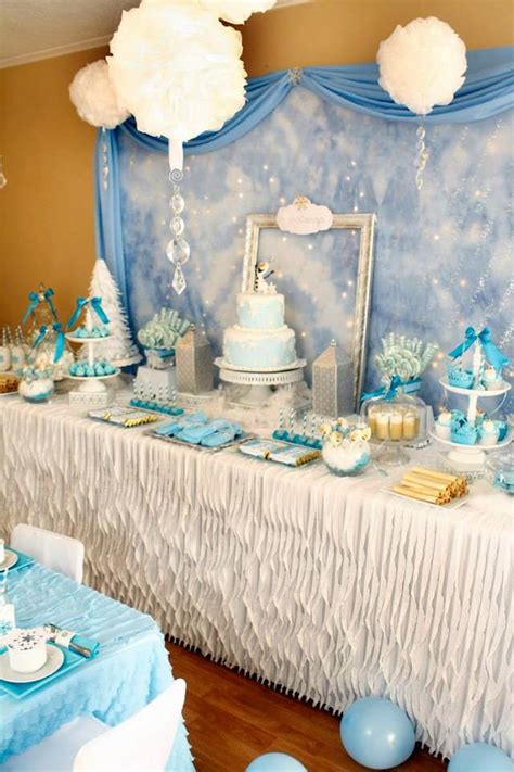 These sweet treats would be a great addition to a frozen themed birthday party by do it and how. Kara's Party Ideas Frozen winter wonderland themed ...