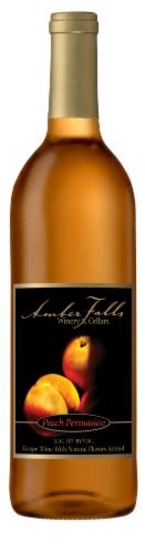Amber Falls Winery Cellars Peach Persuasion Tennessee Wine Ml