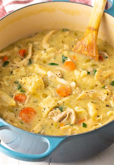 A soup to keep in your meal rotation! Southern Chicken and Dumplings Recipe #ASpicyPerspective # ...