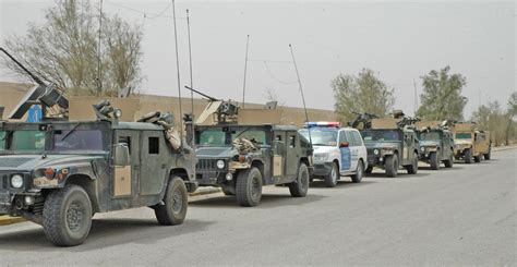Dvids Images An Iraqi Highway Patrol Vehicle Sits Between The