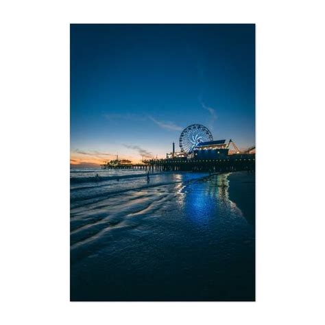Santa Monica Los Angeles California Photography Pier Art Printposter