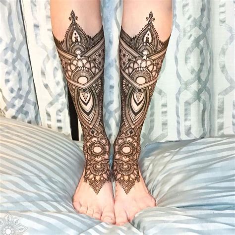 24 Henna Tattoos By Rachel Goldman You Must See Henna Tattoo Sleeve