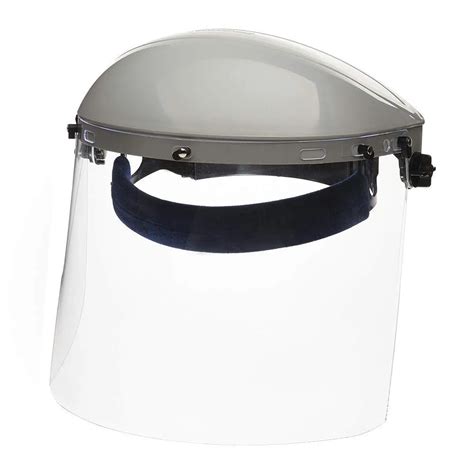 Sellstrom All Purpose Face Shield With Ratchet Headgear Clear Abatix